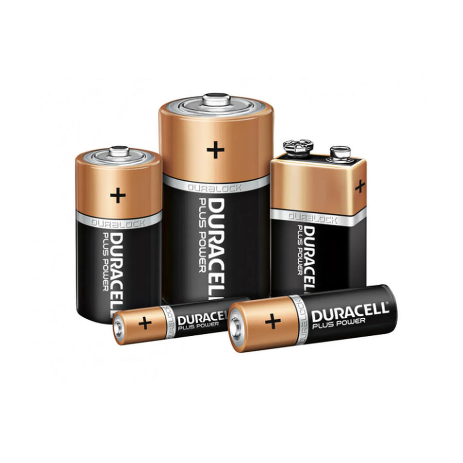 Duracell alkaline plus 9V 6LR61/MN1604