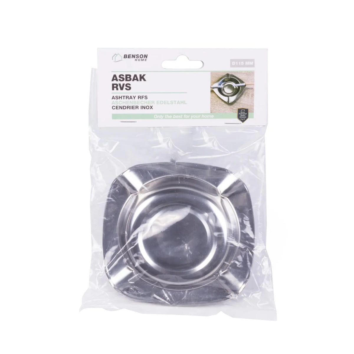 Benson Asbak RVS ø115 mm