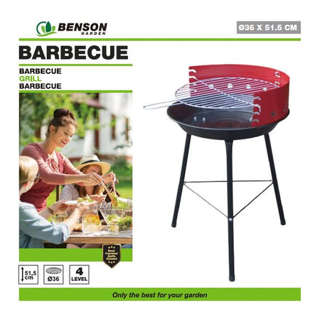 Benson BBQ BBQ 4-level 36 x 36 x 51.5 cm