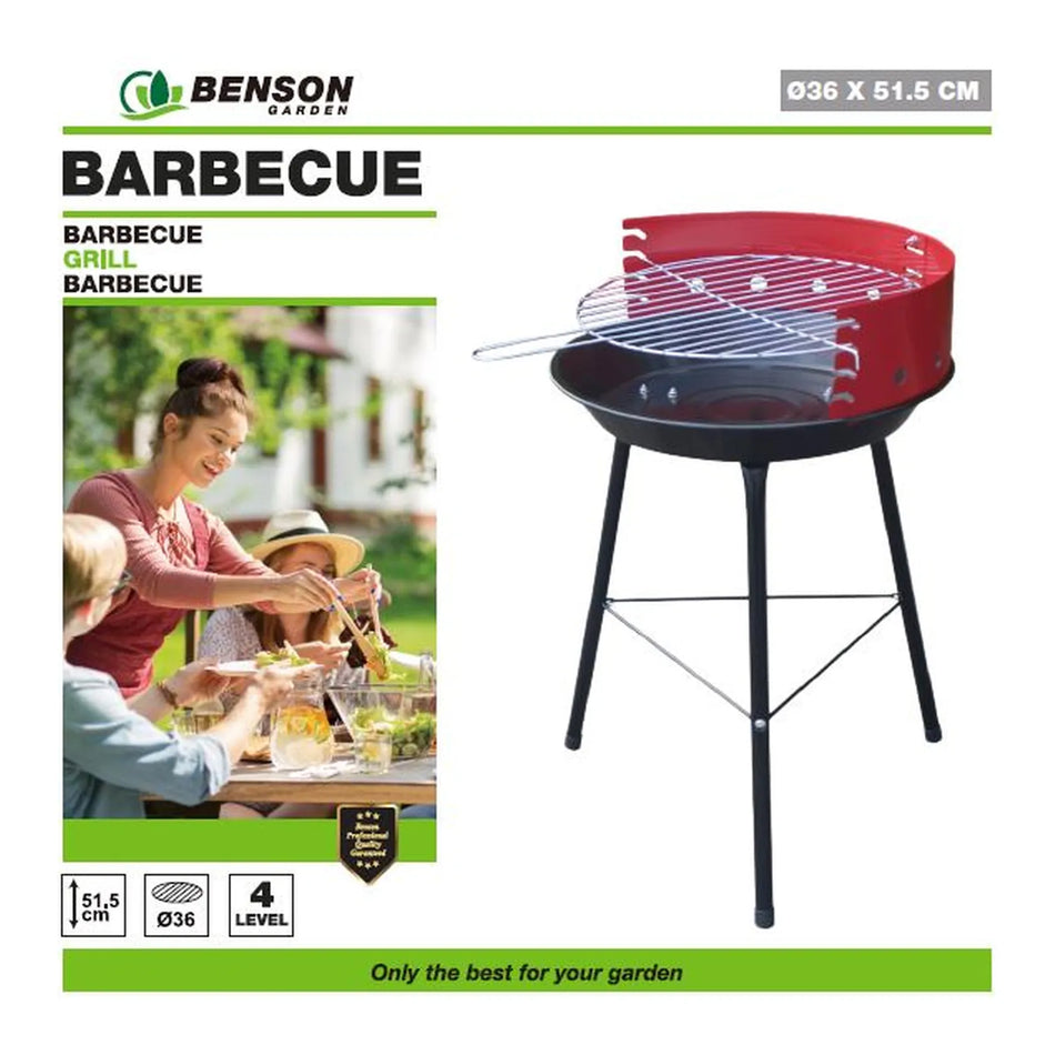 Benson BBQ BBQ 4-level 36 x 36 x 51.5 cm