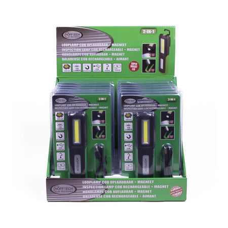 Höfftech Looplamp COB oplaadbaar + magneet 2-in-1