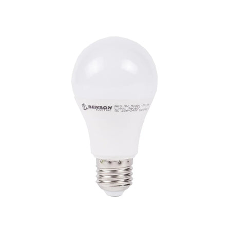 Benson Electric LED lamp E27 A60 9W + dag/nacht sensor warm wit