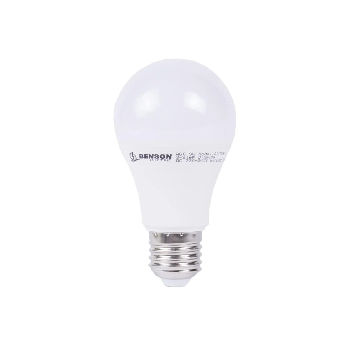 Benson Electric LED lamp E27 A60 9W + dimbaar schakelaar warm wit