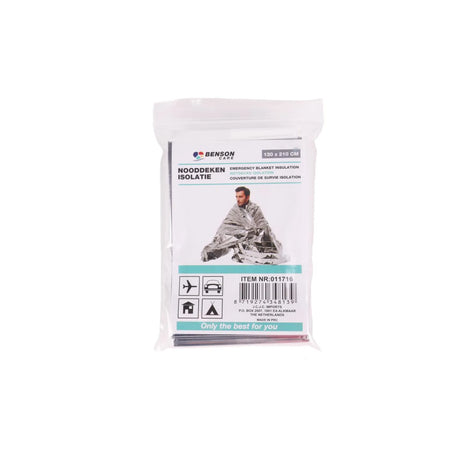 Benson Care Nooddeken zilver/ zilver 130 x 210 cm