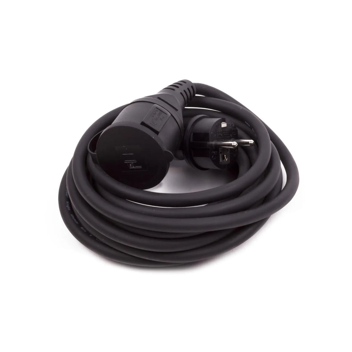 Benson Electric Verlengsnoer + RA 3 x 1.5 5 mtr rubber