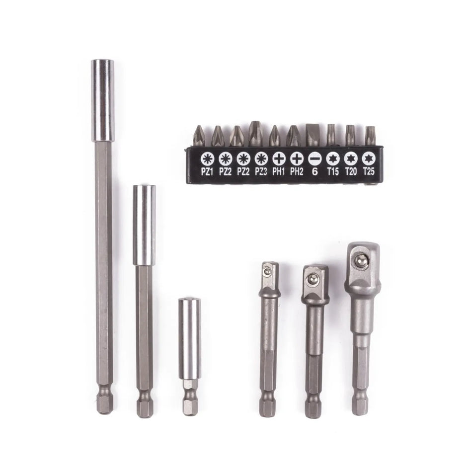 Benson Tools Bit en dop verlengset 16 dlg