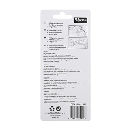 Benson Tools Hobbymes inklapbaar