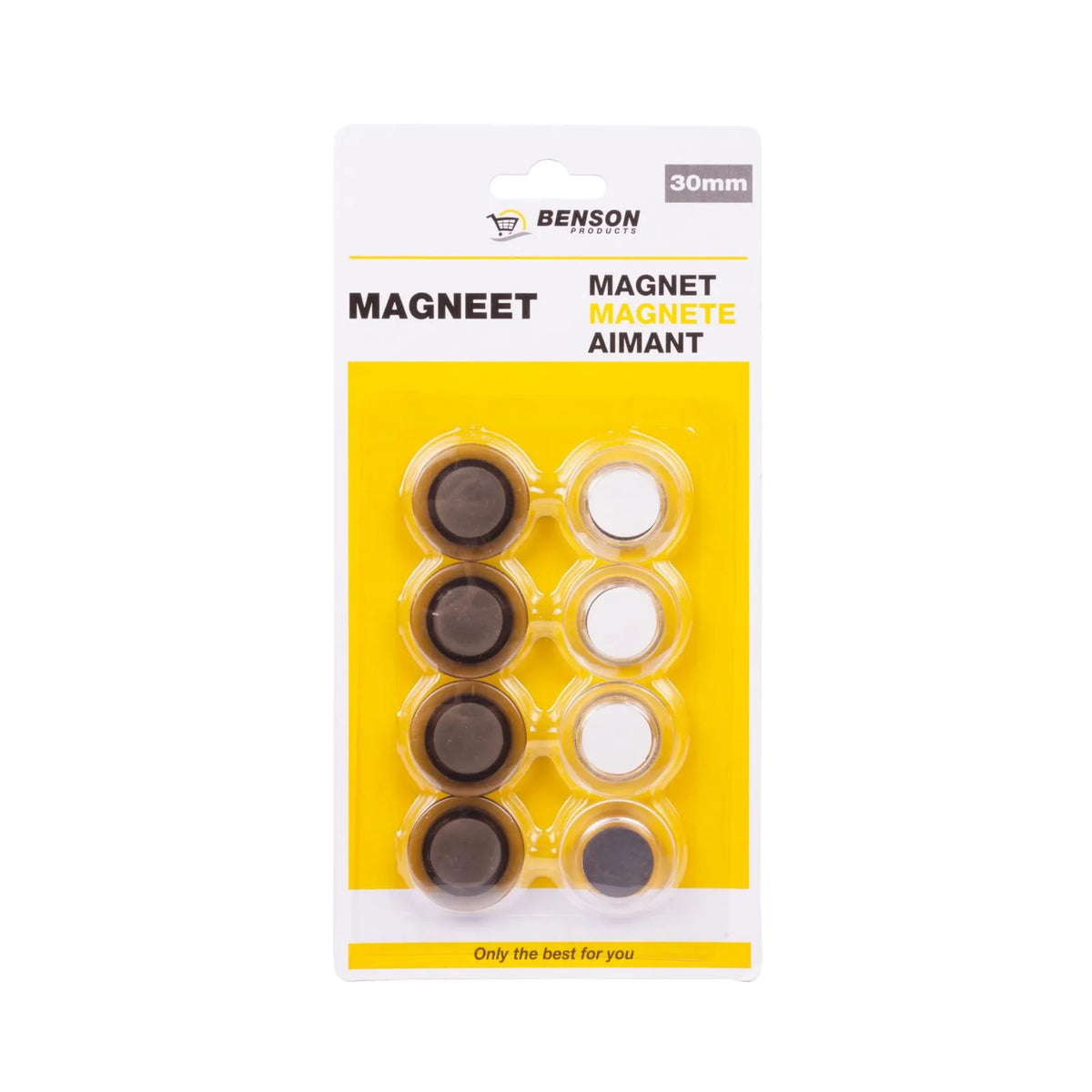 Benson Products Magneet 30 mm 8 dlg rond office