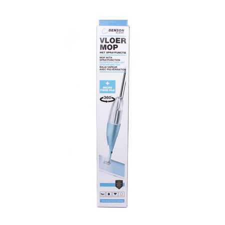 Benson Clean Vloermop + sprayfunctie + microfibre pad