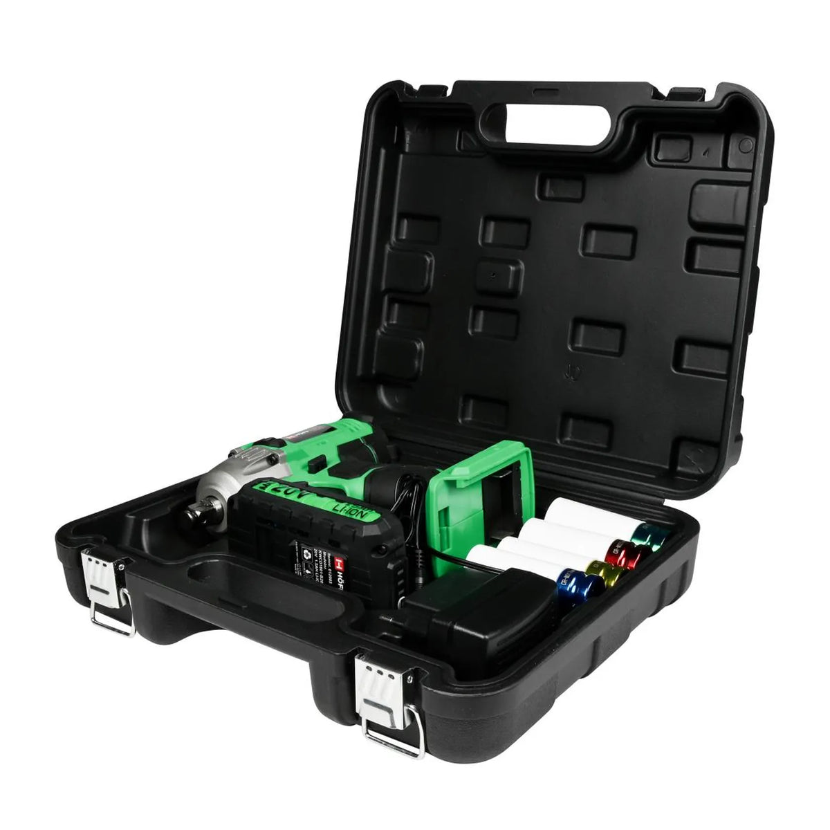 Höfftech Accu slagmoersleutel 1/2" 20 v + 4 doppen