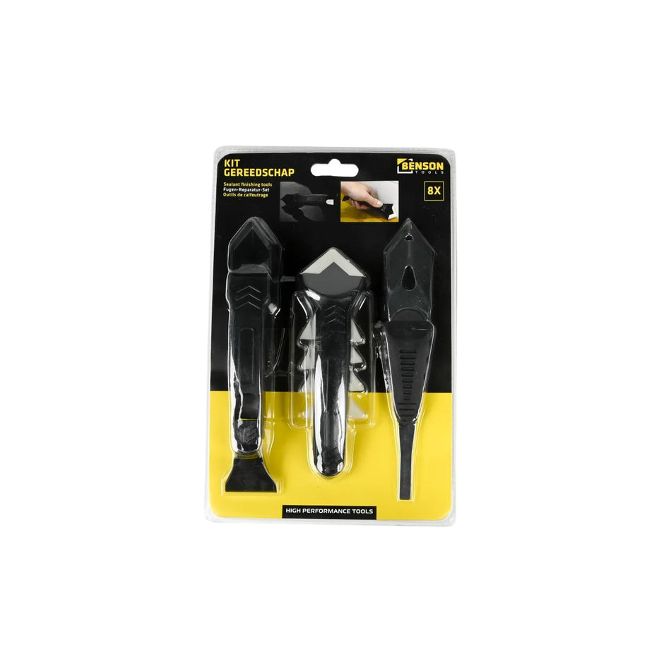 Benson Tools Kit reparatie set + schraper 8 dlg