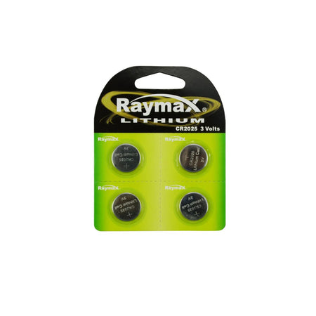 Raymax batterij knoopcel 3V CR2025 4 dlg lithium