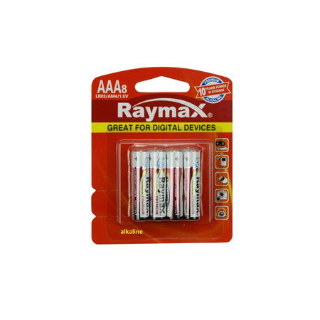 Raymax batterij AAA LR03 8 dlg alkaline