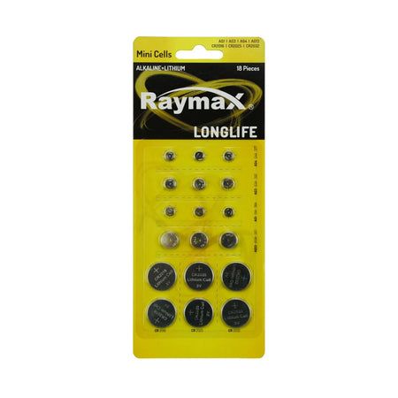 Raymax batterij knoopcel 18 dlg