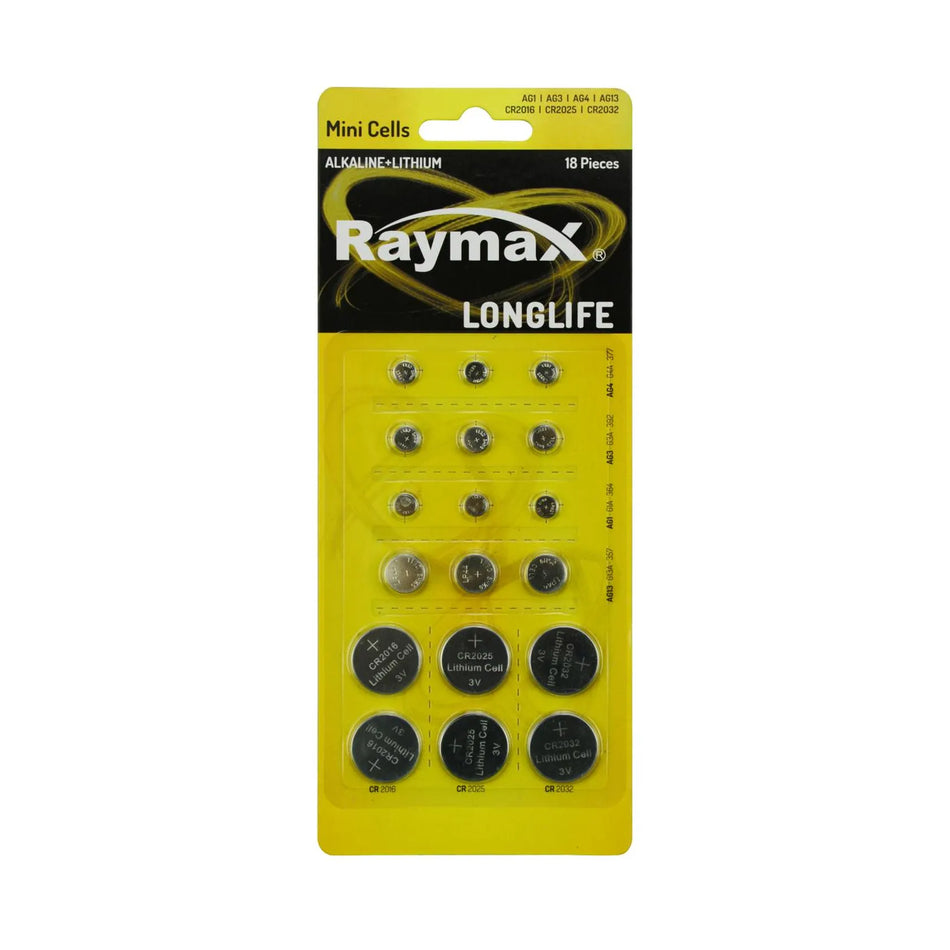 Raymax batterij knoopcel 18 dlg