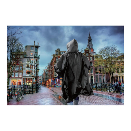 Benson Outdoor Poncho duurzaam zwart