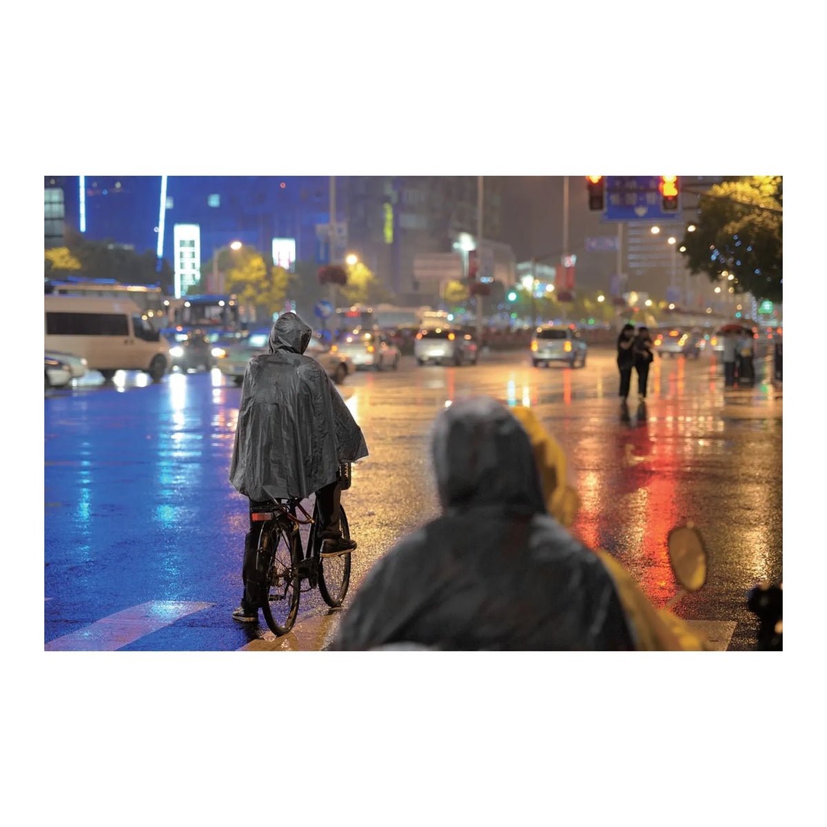 Benson Outdoor Poncho duurzaam zwart