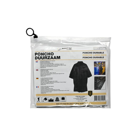 Benson Outdoor Poncho duurzaam zwart