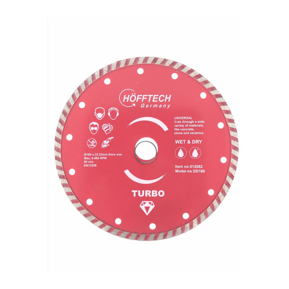 Benson Tools Diamantschijf ø180 mm nat/droog