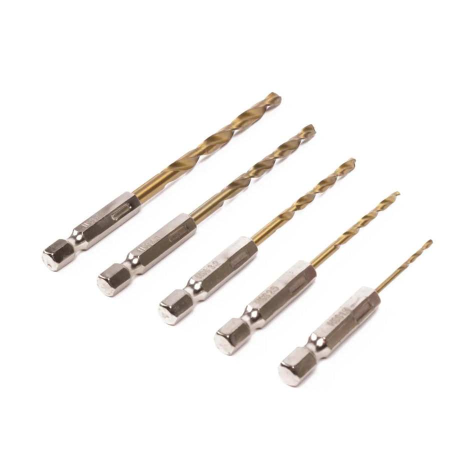 Benson Tools Boorset 5 dlg titan bit 4/5/6/8/10 mm