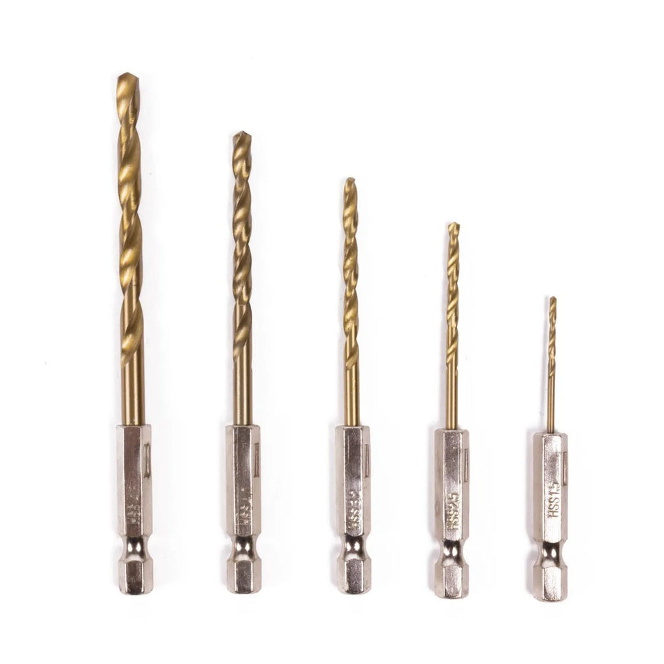 Benson Tools Boorset 5 dlg titan bit 4/5/6/8/10 mm