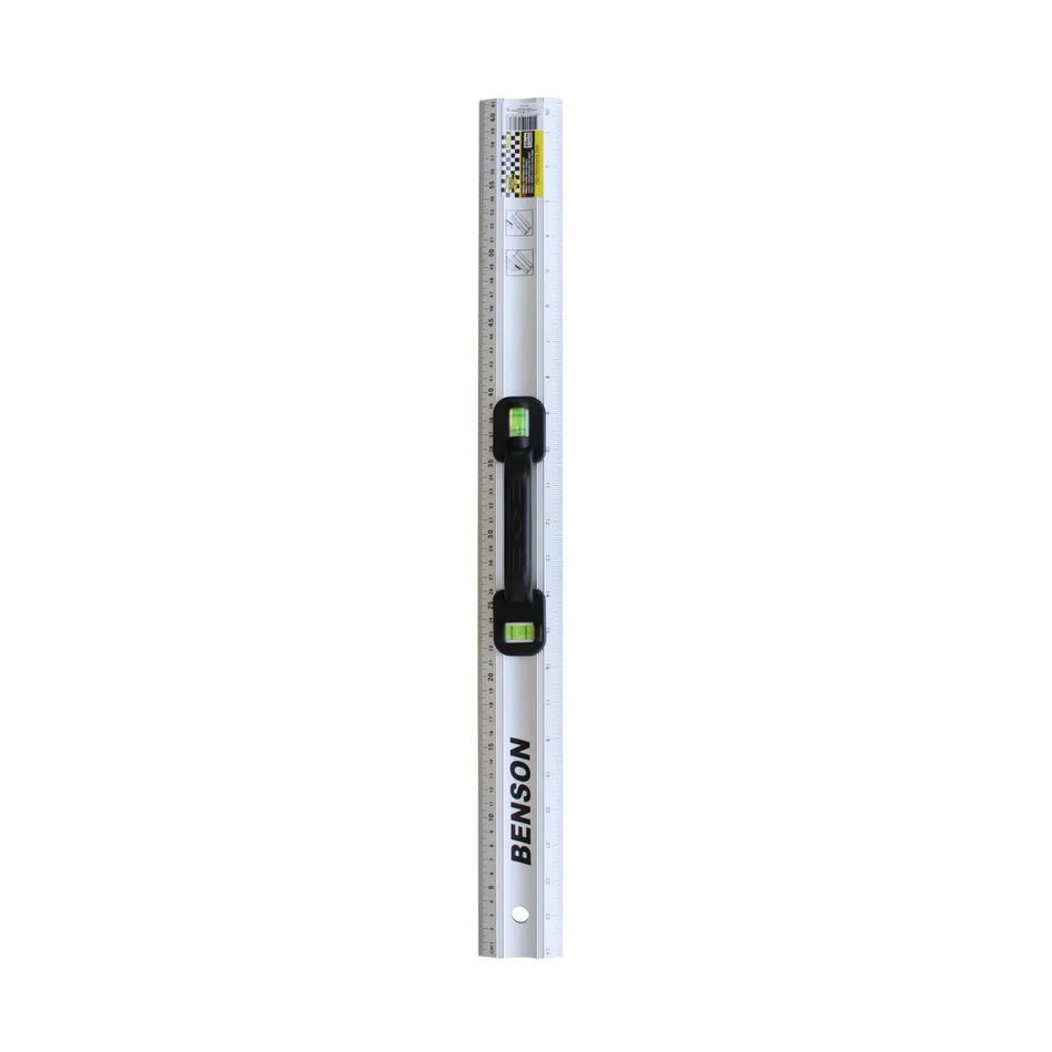 Benson Tools Liniaal 60 cm alu + waterpas met grip
