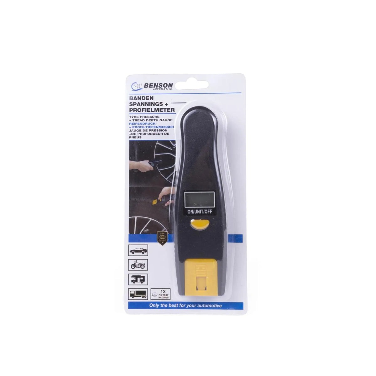 Benson Automotive Bandenspannings en profielmeter digitaal