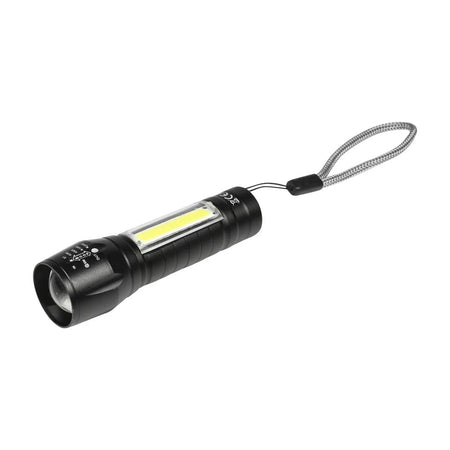 Höfftech Zaklamp tactical COB 2-in-1 oplaadbaar