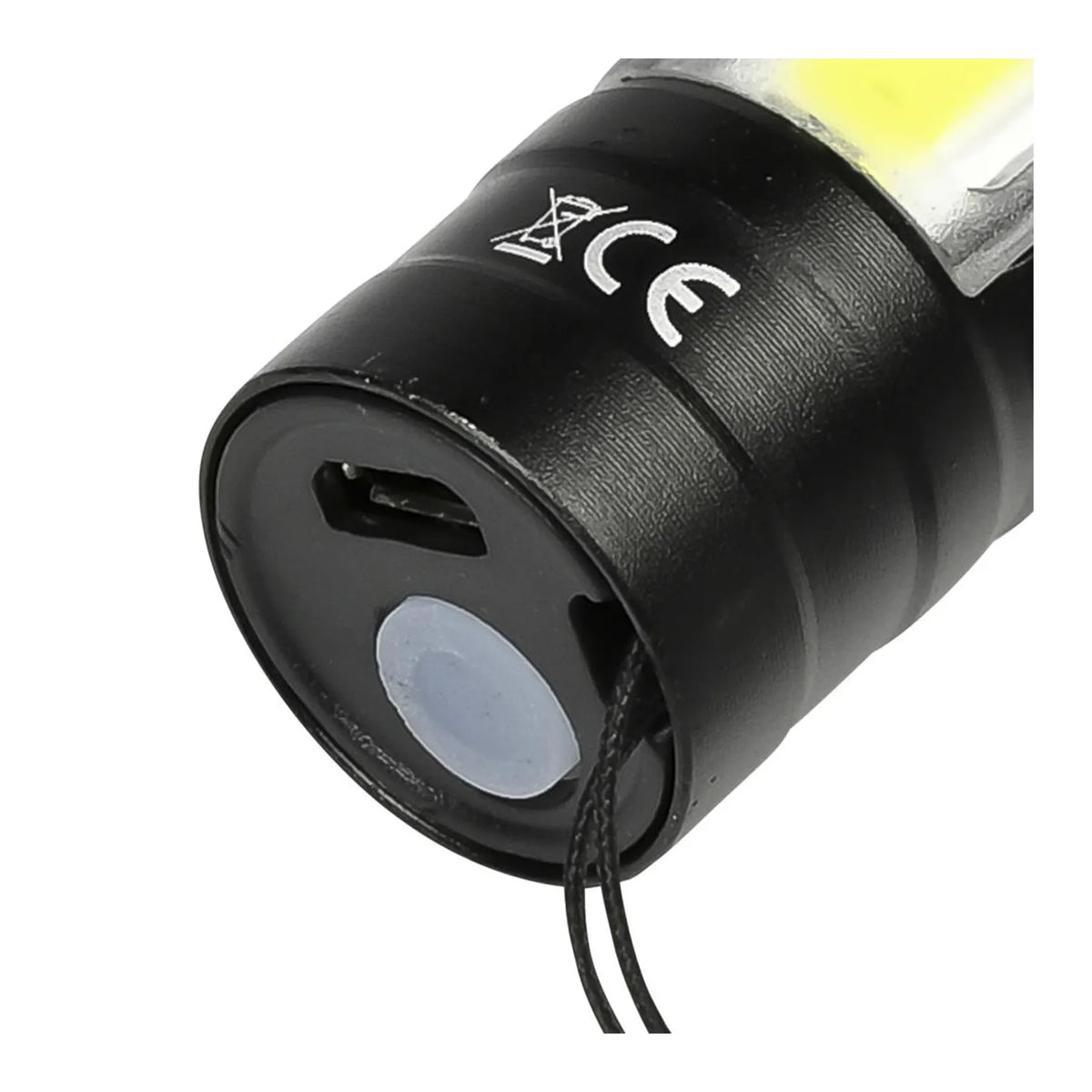 Höfftech Zaklamp tactical COB 2-in-1 oplaadbaar