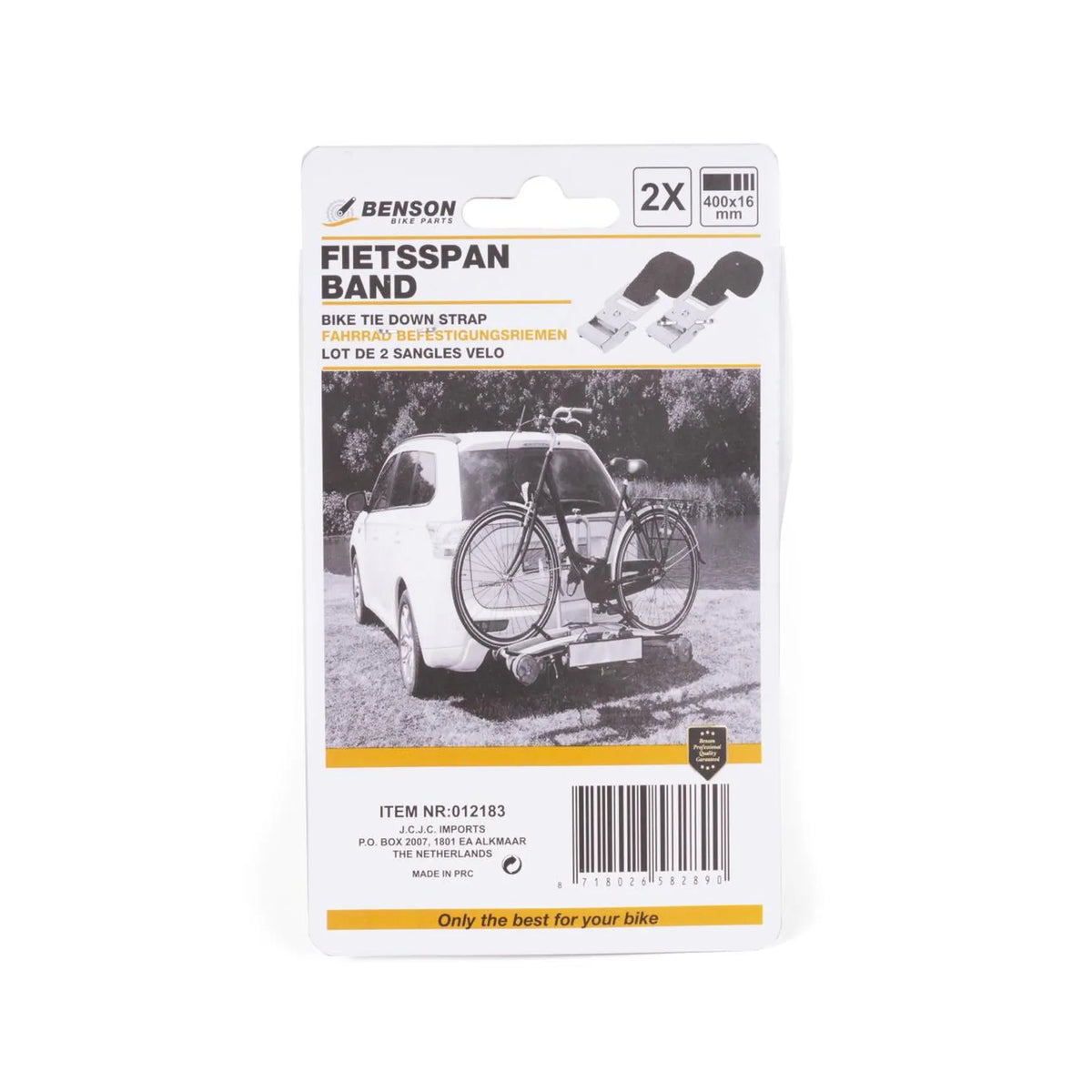 Benson Bike Parts Fietsspanband 2 dlg 400 x 16 mm