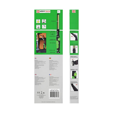 Höfftech Looplamp 5W COB + dimmer oplaadbaar 2000 mAh flex