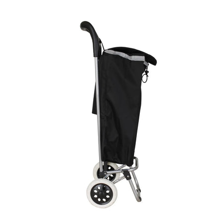 Benson Boodschappentrolley 92 x 32 x 21 cm zwart