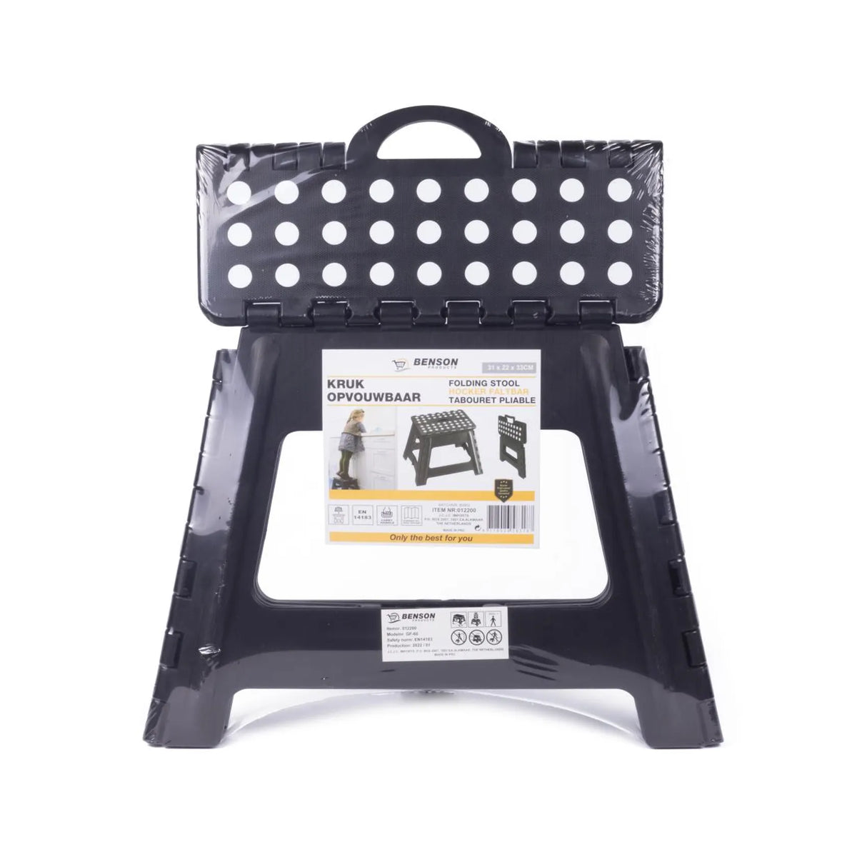 Benson Opstap opvouwbaar medium 150 kg EN14183