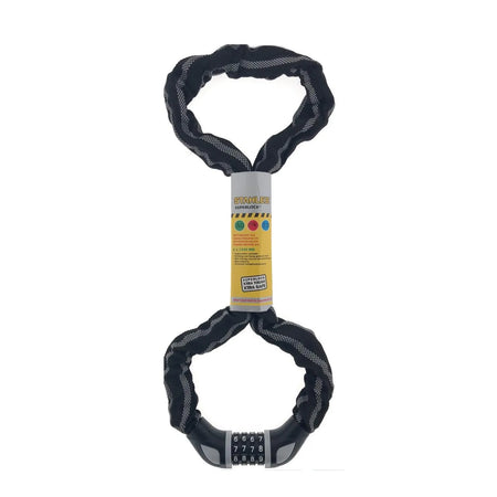 Stahlex Ketting cijferslot lockloop 6 x 1200 mm reflectie