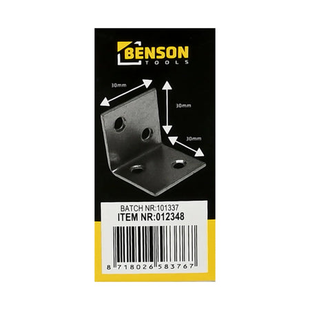 Benson Tools Versterkingshoek 8 dlg 30 x 30 x 30 mm
