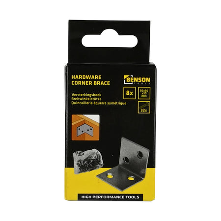 Benson Tools Versterkingshoek 8 dlg 30 x 30 x 30 mm