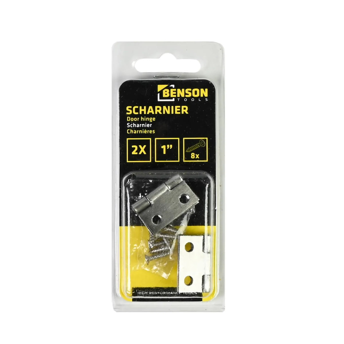 Benson Tools Scharnier 1" 2 dlg RVS