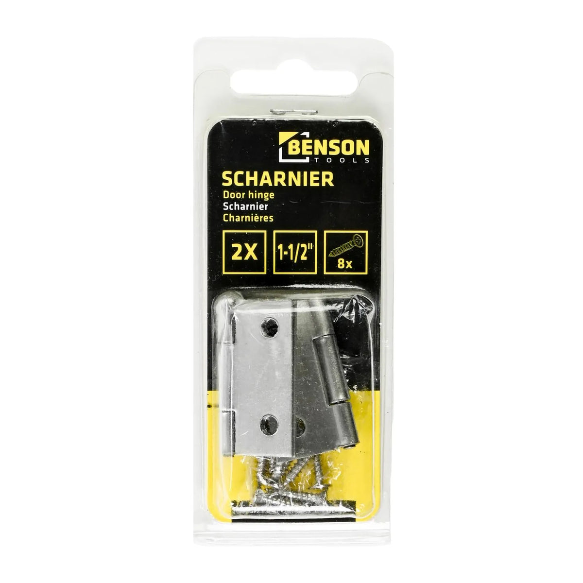 Benson Tools Scharnier 1.5" 2 dlg RVS