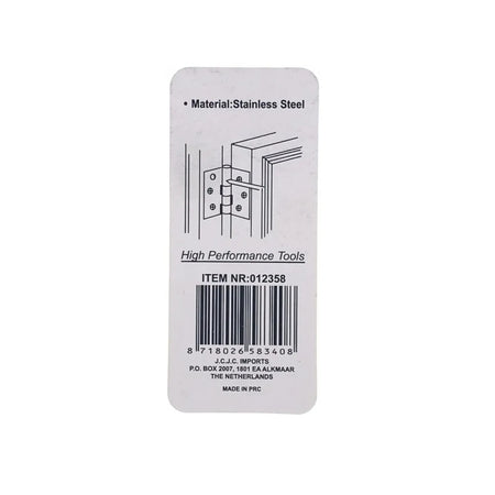Benson Tools Scharnier 1.5" 2 dlg RVS