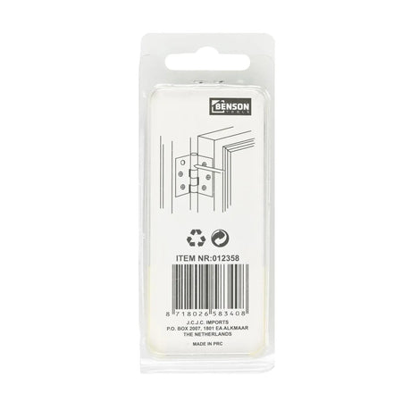 Benson Tools Scharnier 1.5" 2 dlg RVS