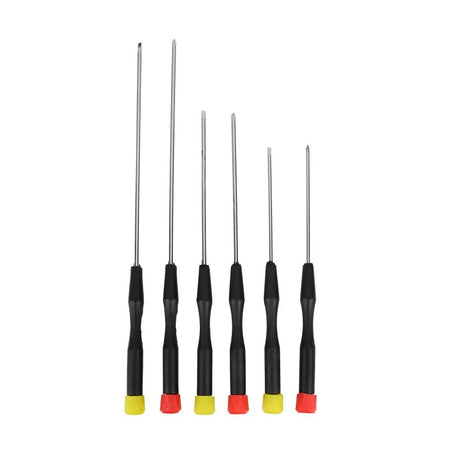 Benson Tools Schroevendraaier set precisie 6 dlg extra lang