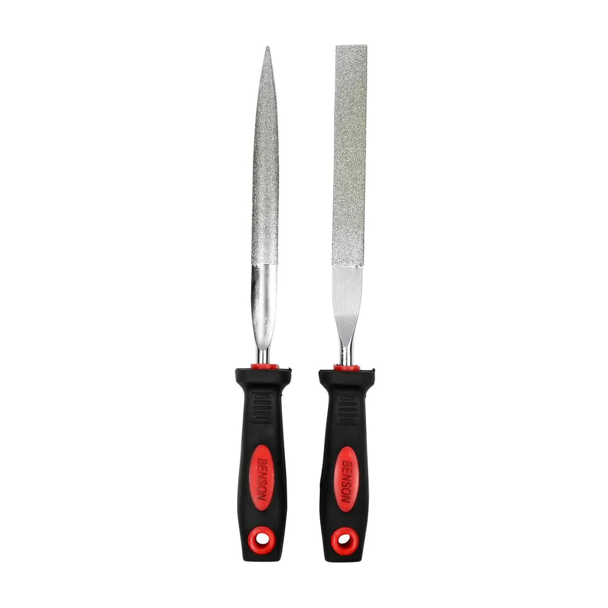 Benson Tools Diamantvijl 2 dlg plat en half rond