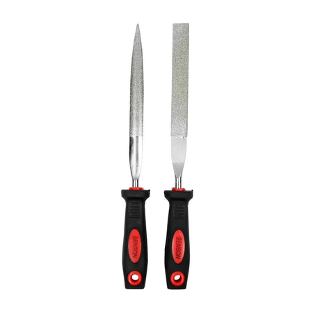 Benson Tools Diamantvijl 2 dlg plat en half rond