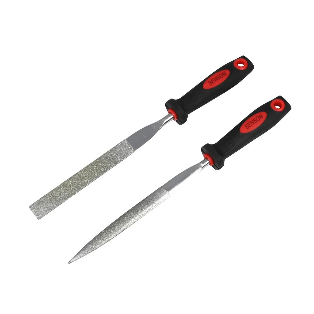 Benson Tools Diamantvijl 2 dlg plat en half rond