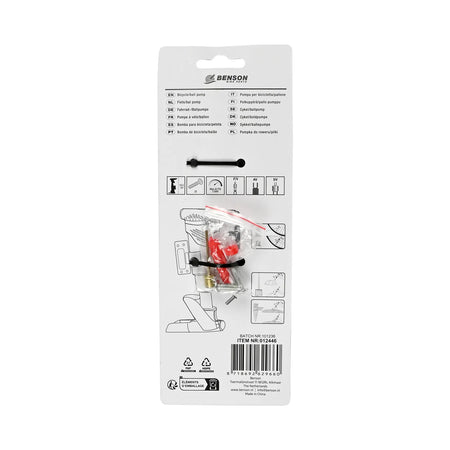 Benson Bike Parts Fietspomp + balpomp compact