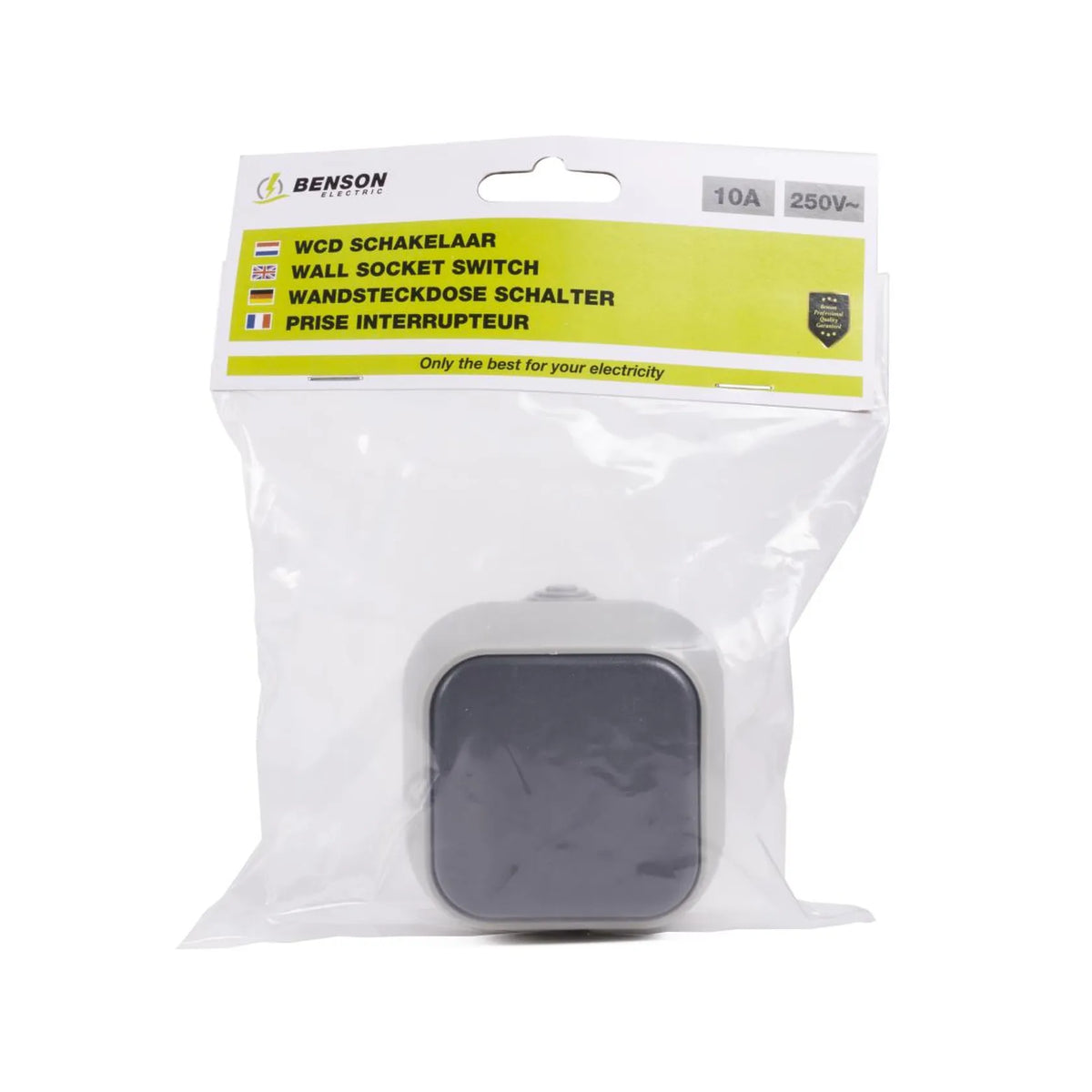 Benson Electric Schakelaar 1-voudig 10A waterdicht IP54