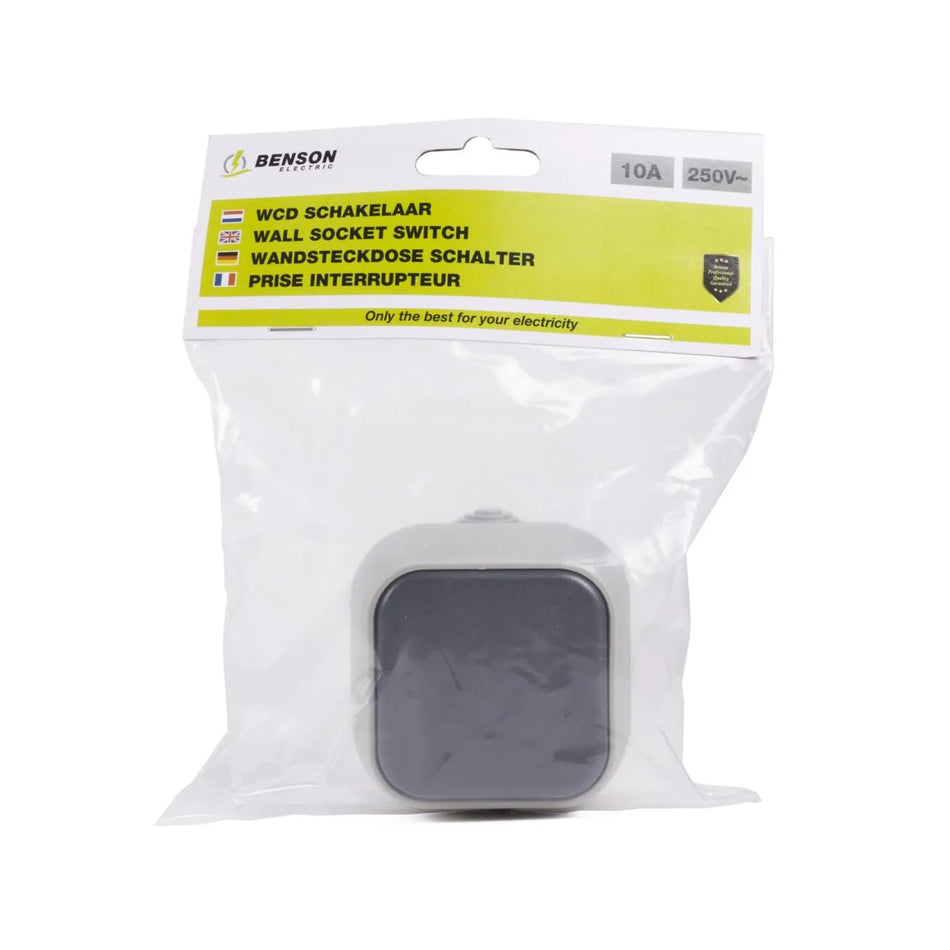 Benson Electric Schakelaar 1-voudig 10A waterdicht IP54