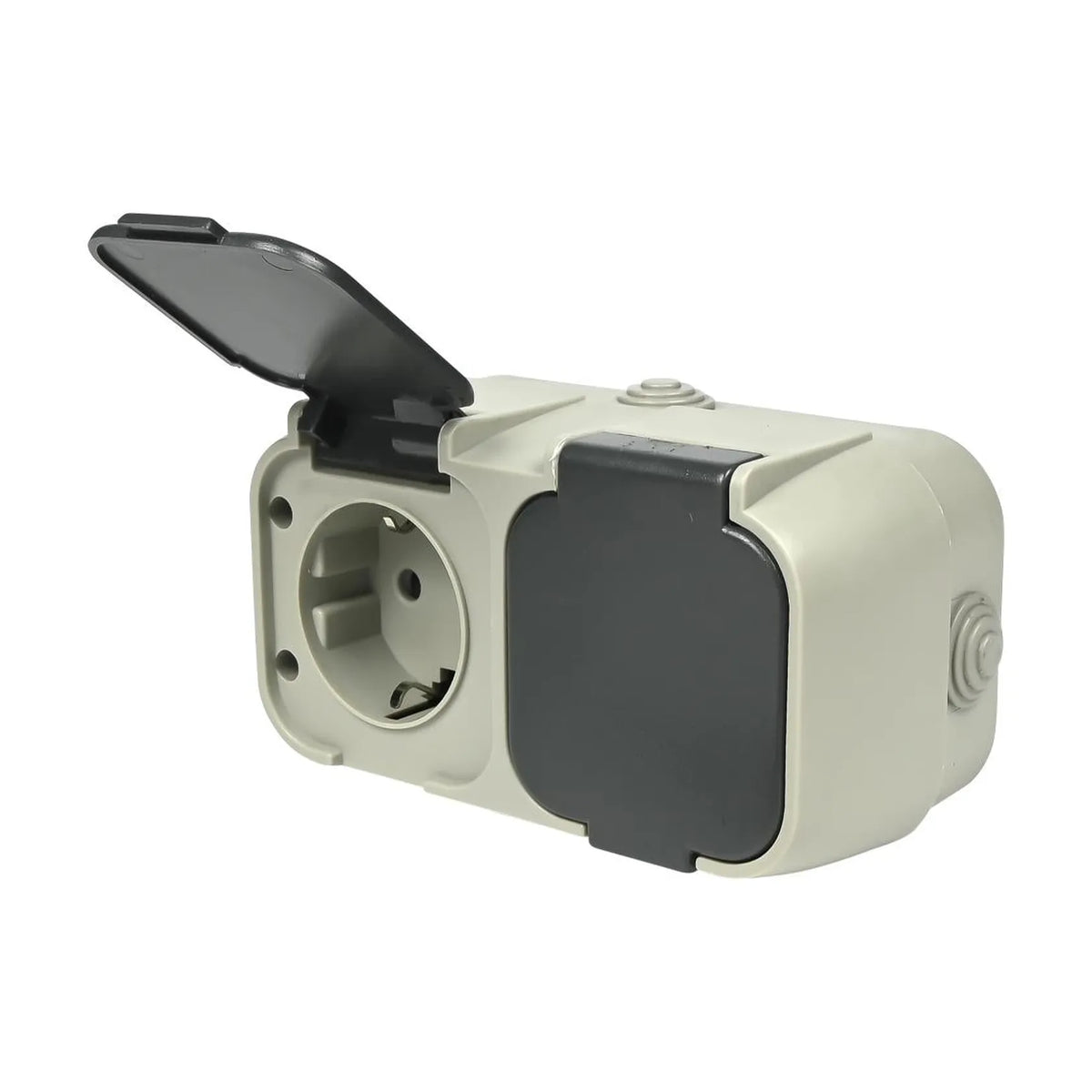 Benson Electric Stopcontact 2-voudig waterdicht IP54