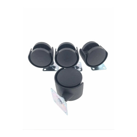 Benson Tools Zwenkwiel meubel 40 mm zwart 4 dlg