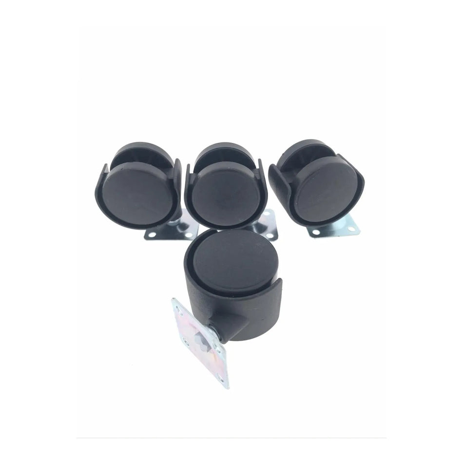 Benson Tools Zwenkwiel meubel 40 mm zwart 4 dlg